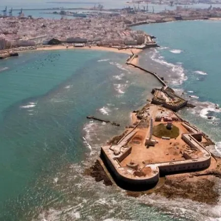 Apartamento Casa Caleta a 2 minutos de la playa Cádiz Exterior foto